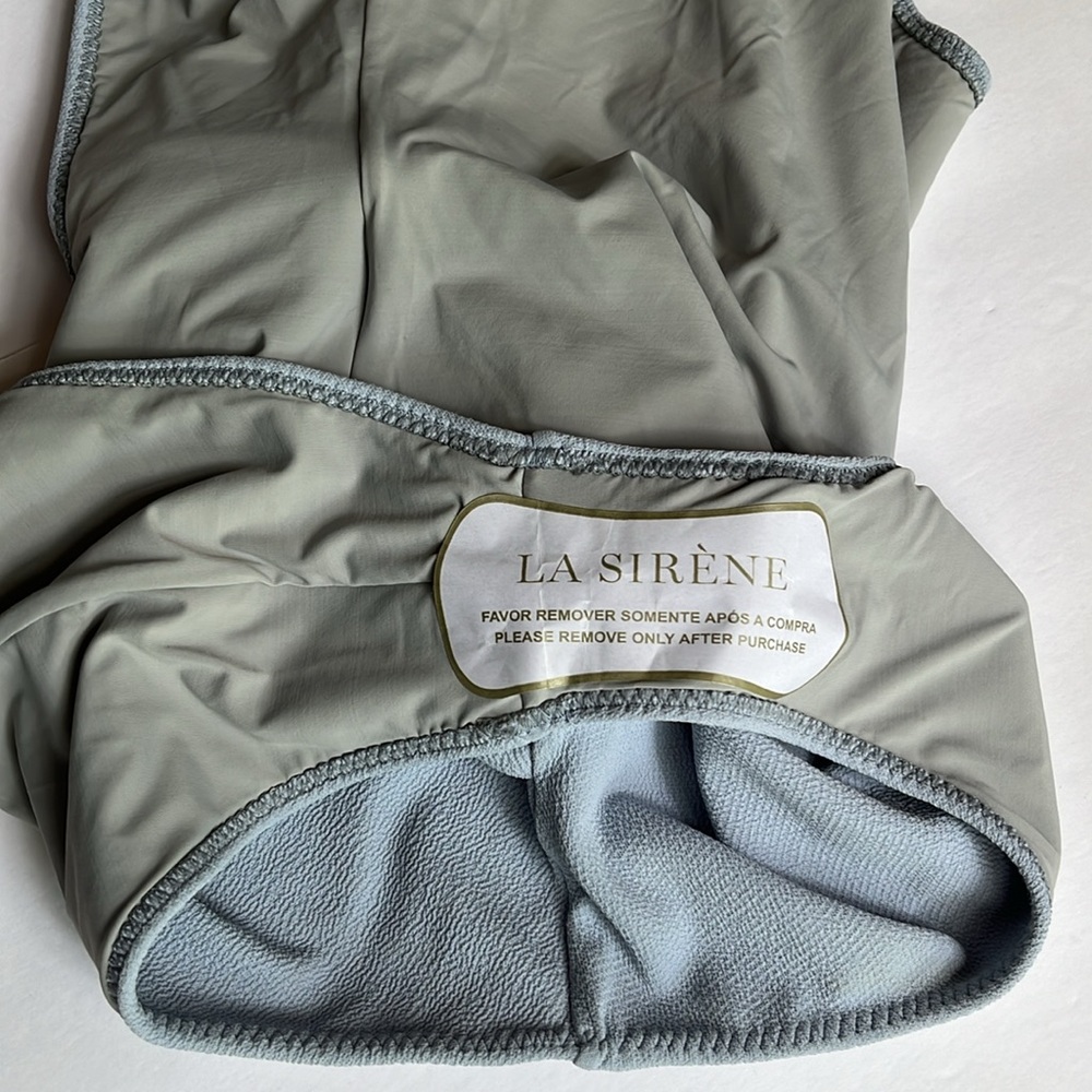 La Sirene Swimsuit Size S NWT Baby Blue - Picture 9 of 14